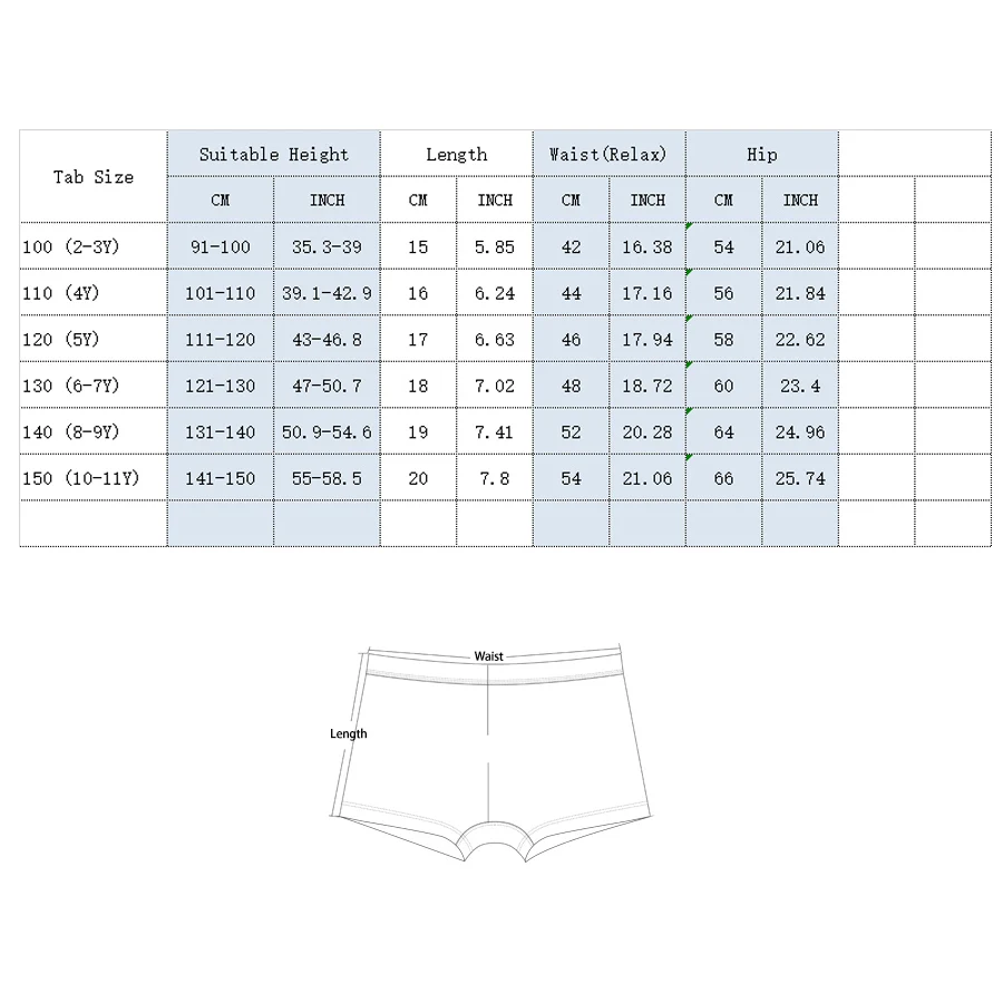 PitiLevgo-Boxer confortable à ceinture douce pour garçon, H288, paquet de 3