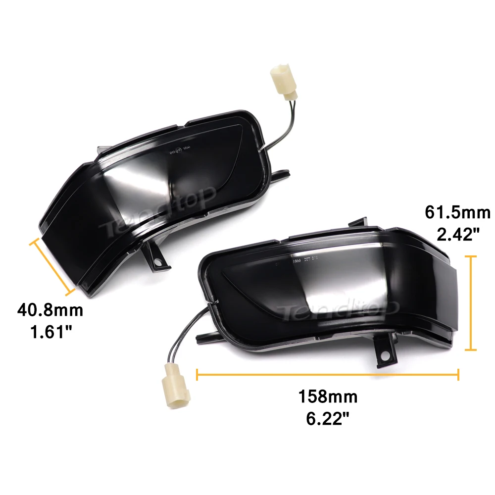 LED dynamiczny włączony kierunkowskaz lusterko boczne Suquential lampa dla Honda CRV CR-V 2007-2011 Honda Crosstour 2012 2013 2014 2015 2016