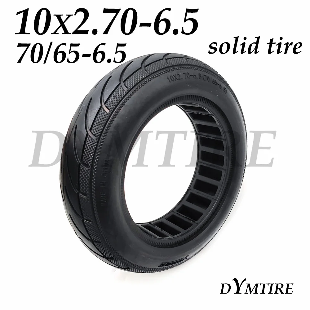 10 Inch 10X2.70-6.5 Massieve Band 70/65-6.5 Universele Explosieveilige Niet-Pneumatische Band Voor Zelfbalancerende Auto Met Elektrische Scooter