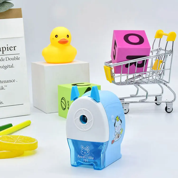 Elf Rautan Pensil Siswa Modis dan Hemat Tenaga Kerja Pensil Rautan 4 Warna 1Pc