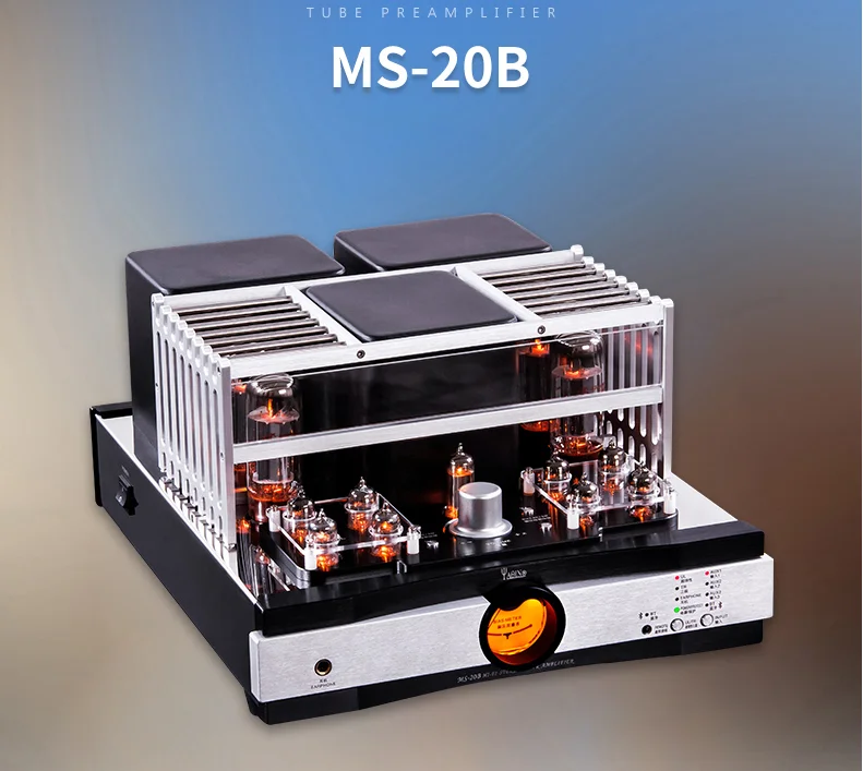 

New Yaqin MS-20B tube amplifier EL34 tube Bluetooth amplifier fever HiFi combined push-pull home audio