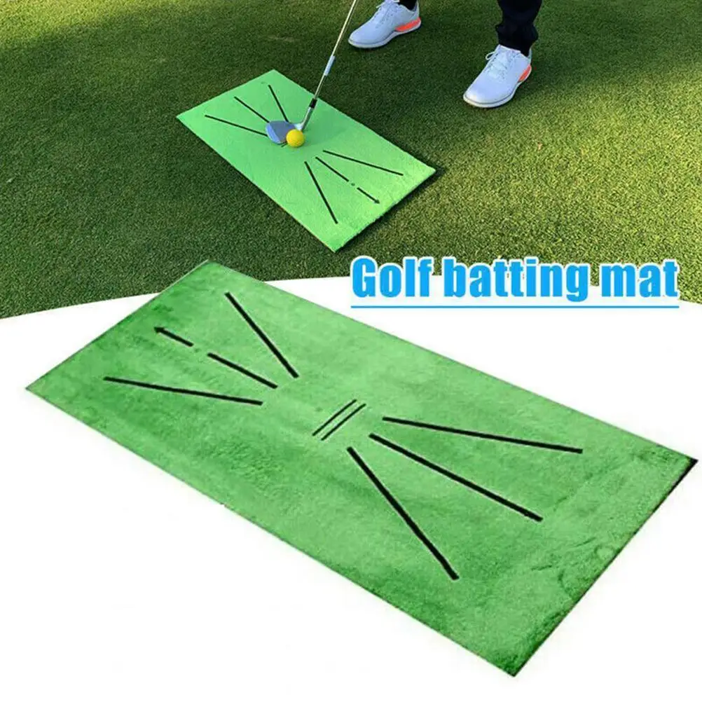 1Pcs 30x60CM Golf Training Swing Detection Mat Batting Golfer Garden Grassland Practice Training Equipment Mesh Aid Cushion