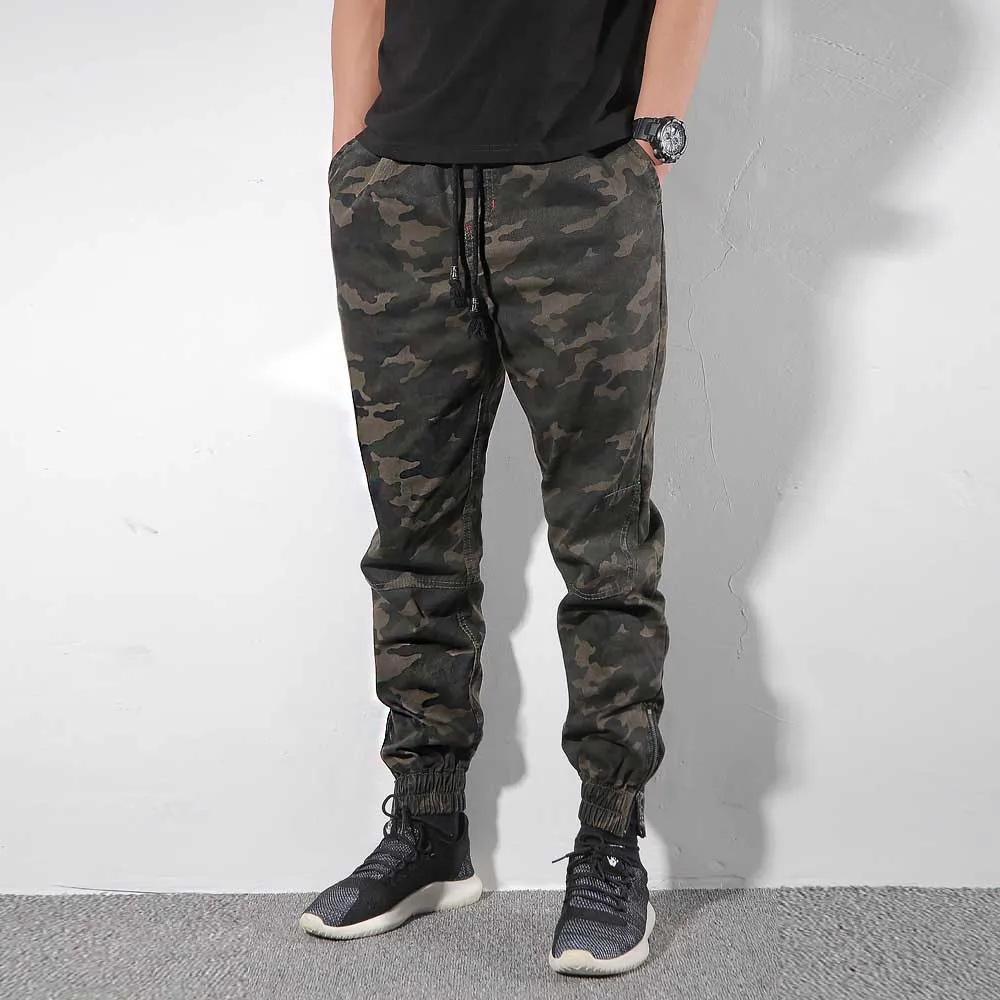 

Joggers Pants Man Camouflage Pants Style Casual Trousers Elastic Waist Men Clothing