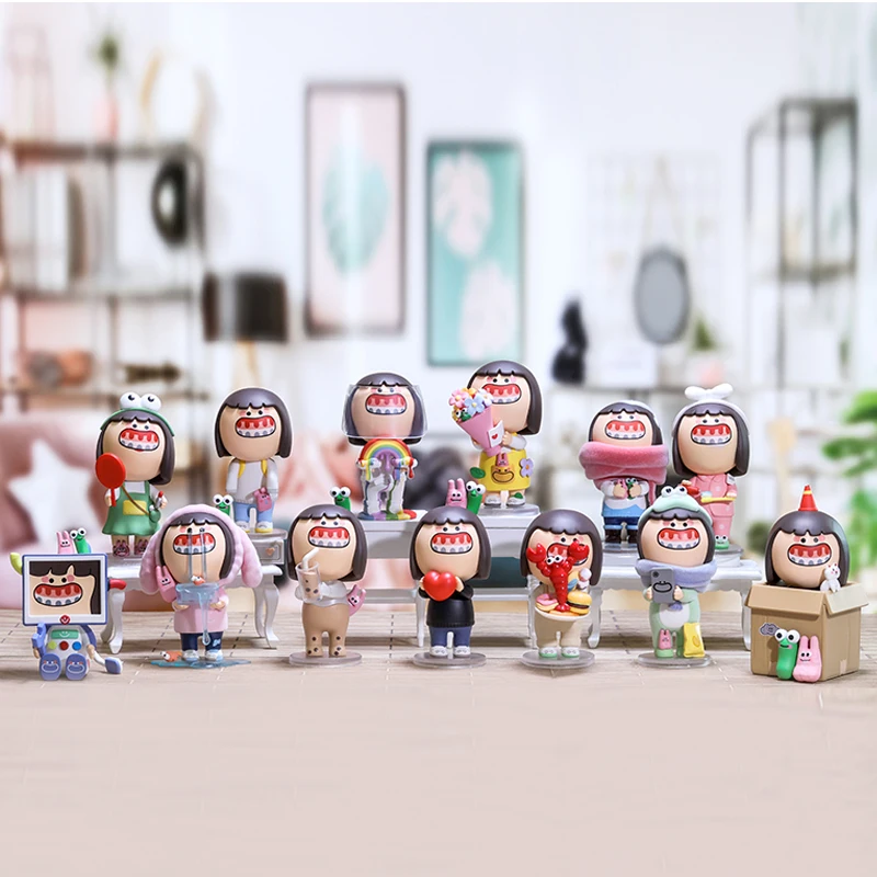 POP MART Gummy Cuộc Sống Hàng Ngày Series Mù Hộp Bộ Sưu Tập Búp Bê Sưu Tập Dễ Thương Hành Động Kawaii Động Vật Đồ Chơi Nhân Vật Miễn Phí Vận Chuyển