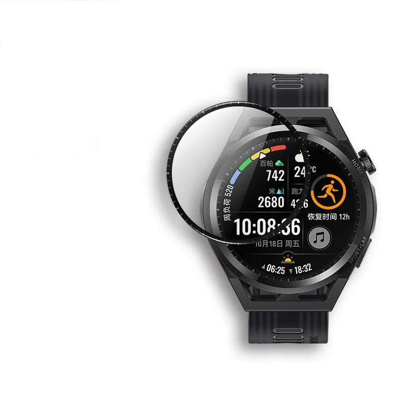 BEHUA Screen Protector film For Huawei Watch GT Runner Smartwatch 3D Curved Cover Soft Protective Film (Not Glass) Accessories