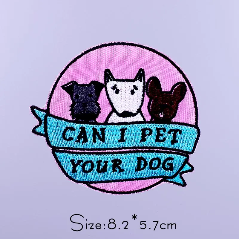 Cartoon Tier Eisen Auf Patch Auf Kleidung Gestickte Patches Für Kleidung Thermoadhäsive Patches Katze Dinosaurier Patch Kleidung Abzeichen – Detail 20