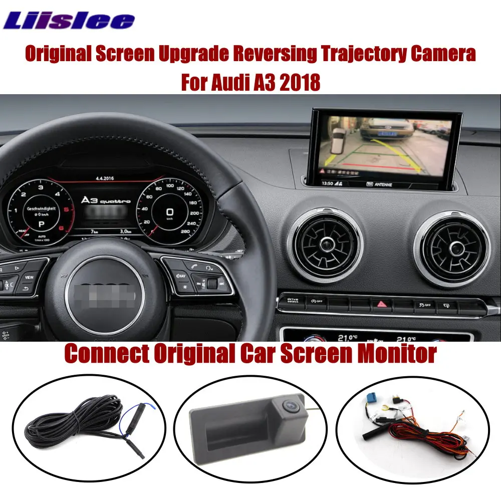 

Car Rearview Camera For Audi A3 (8Y) 2020-2023 Original Monitor Parking Reverse CAM Intelligent Dynamic System