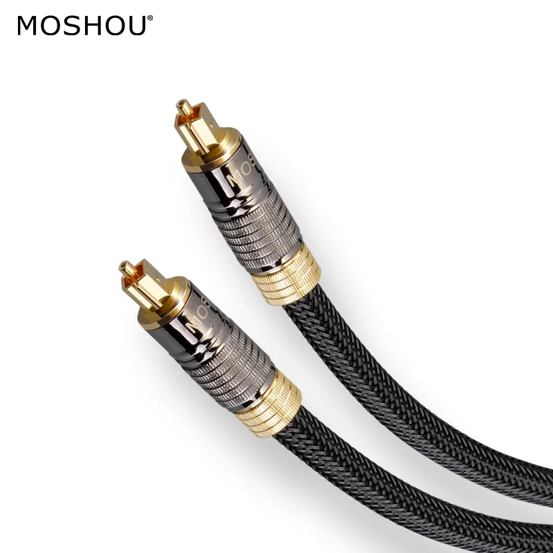 

Digital Optical Audio Cable DTS Sound 5.1 7.1 Oxyacid Free Copper Fiber for Amplifier TV Blueray PS5 XBOX DVD 4m 5m