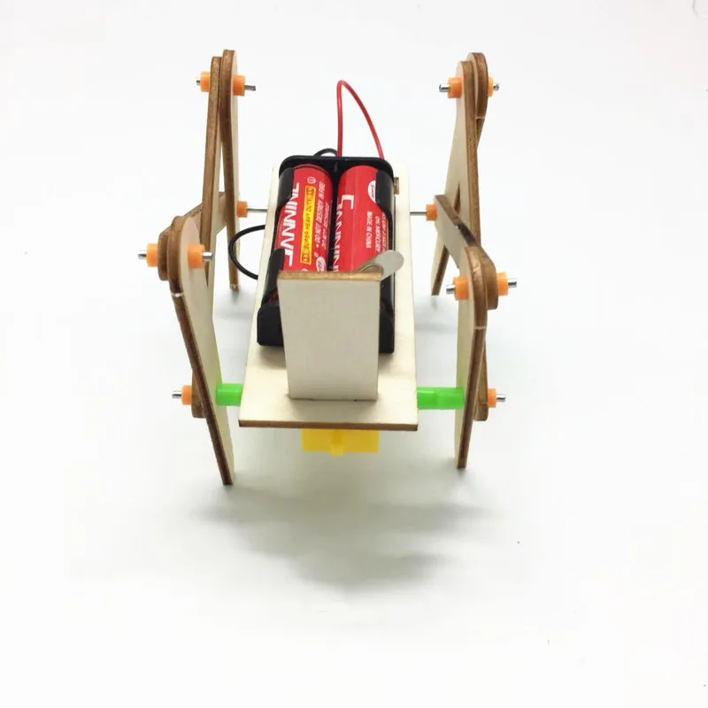 Elementary School Science and Technology Small Production Assembly Robot Scientific Experiment Electric Crawling Robot