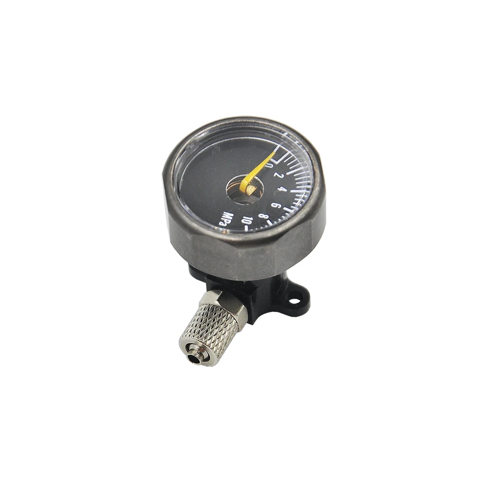 Mini 10MPA RC Hydraulic Oil Pressure Gauge M8 to M5 Mounting Seat For RC Excavator Bulldozer Loader Parts