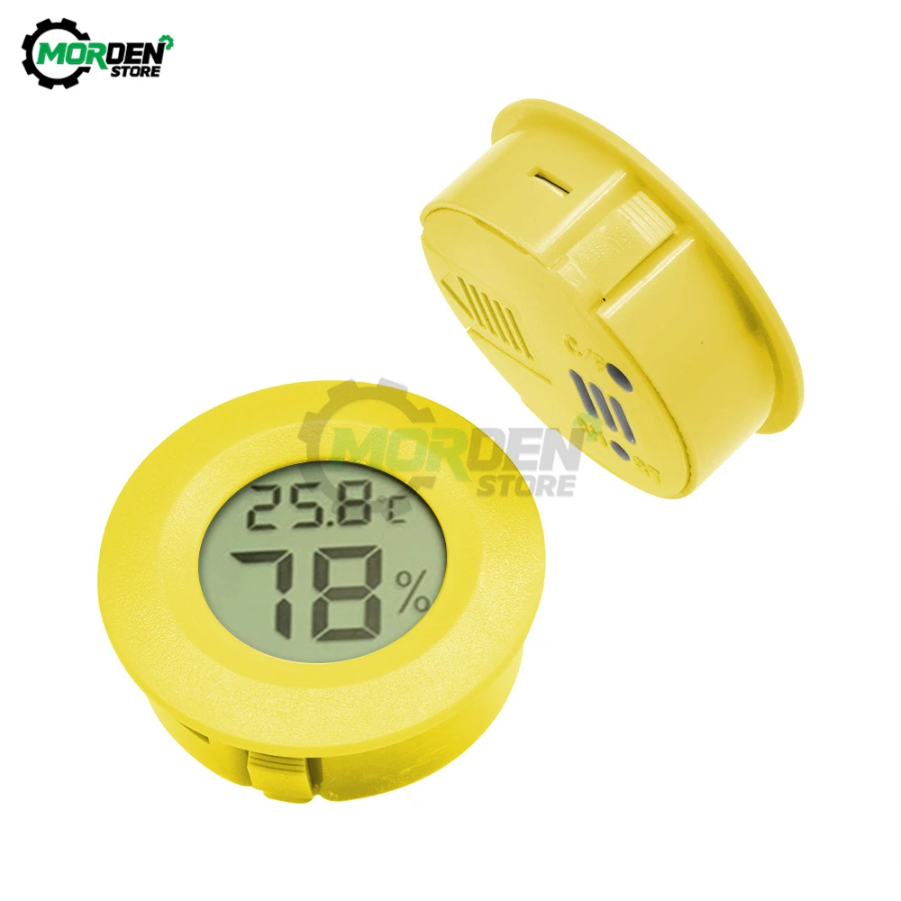 Household Mini LCD Digital Thermometer Hygrometer Fridge Freezer Temperature Humidity Meter Detector Indoor Thermometer For Car