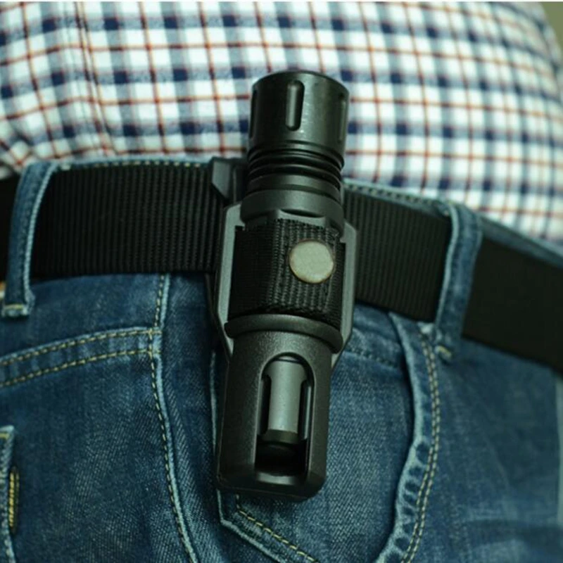 21-26 inch AutoLock Front Draw Baton Holder Tactical 360 Degree Swivel Low Carry Clip-On Baton Holster Case for Hunting