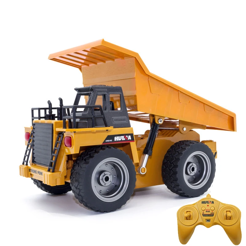 Super Power RC Car Tipper Dump Truck Tractor Shovel Model Alloy Engineering Vehicle Beach Toys Boys Gift