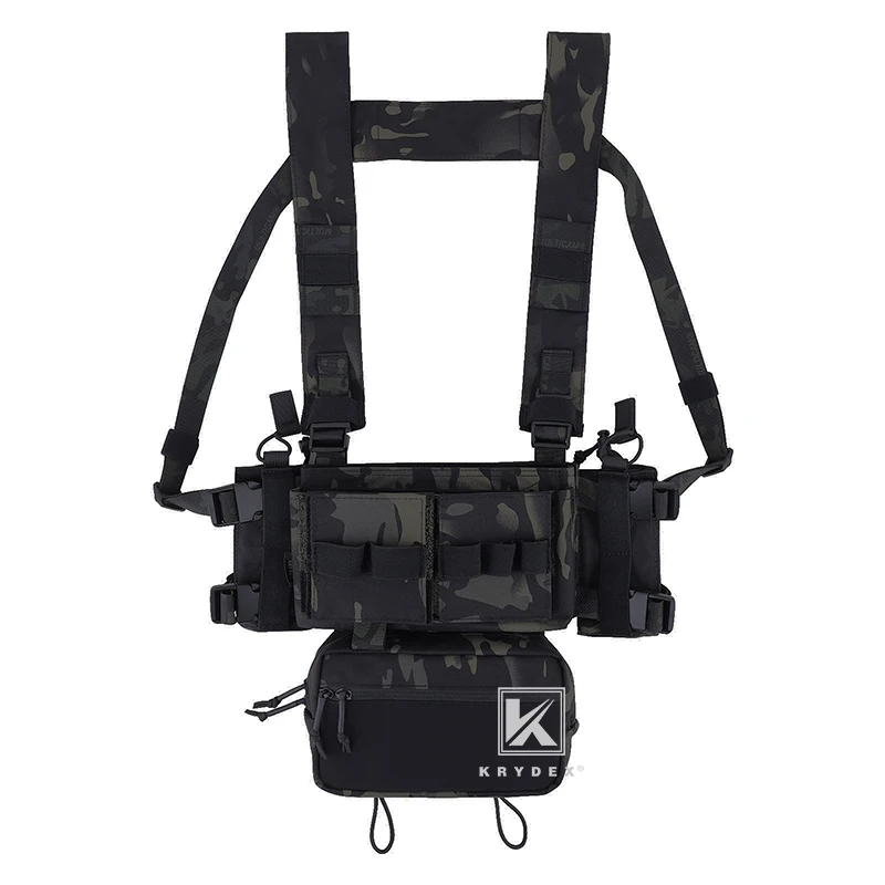 Imagem -03 - Krydex-tactical Peito Rig 5.56 223 Magazine Pouch Spiritus Airsoft Caça Paintball Outdoor Combat Transportadora Vest Mk3