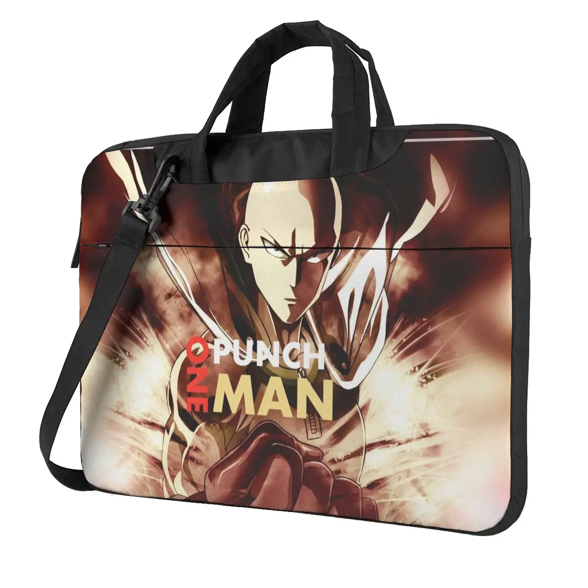 

Anime - One-Punch Man Laptop Bag Case Protective Vintage Computer Bag Bicycle Crossbody Laptop Pouch