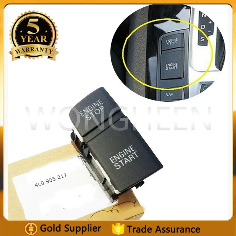 4L0905217  4L0 905 217 Black Motorstart Motorstopp OE Start Stop Engine Switch Button For A-udi Q7 2006 2007 2008 2009 2010