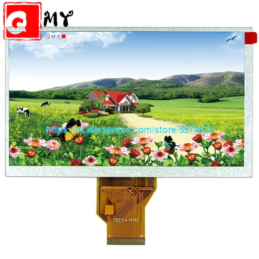 7'' inch LCD Display 20000938-30 AT070TN90 v.1 v.x at070tn90v.1 LCD screen display screen 800x480 resolution 50PIN RGB interface