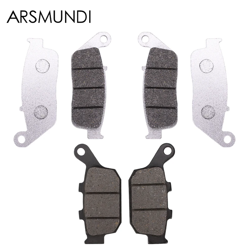 CVK 1Set  High Quality Brake Pads Disks Shoes Front And Rear FOR Honda CB400 92-98 CB-1 1992 1993 1994 1995 1996 1997 1998