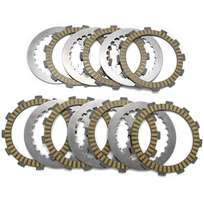 Clutch Friction Disc Plates High Quality For Honda CR125R 1986 1987 1988 1989 1990 1991 - 1999  OEM:22321-KA3-710  22201-KS6-700