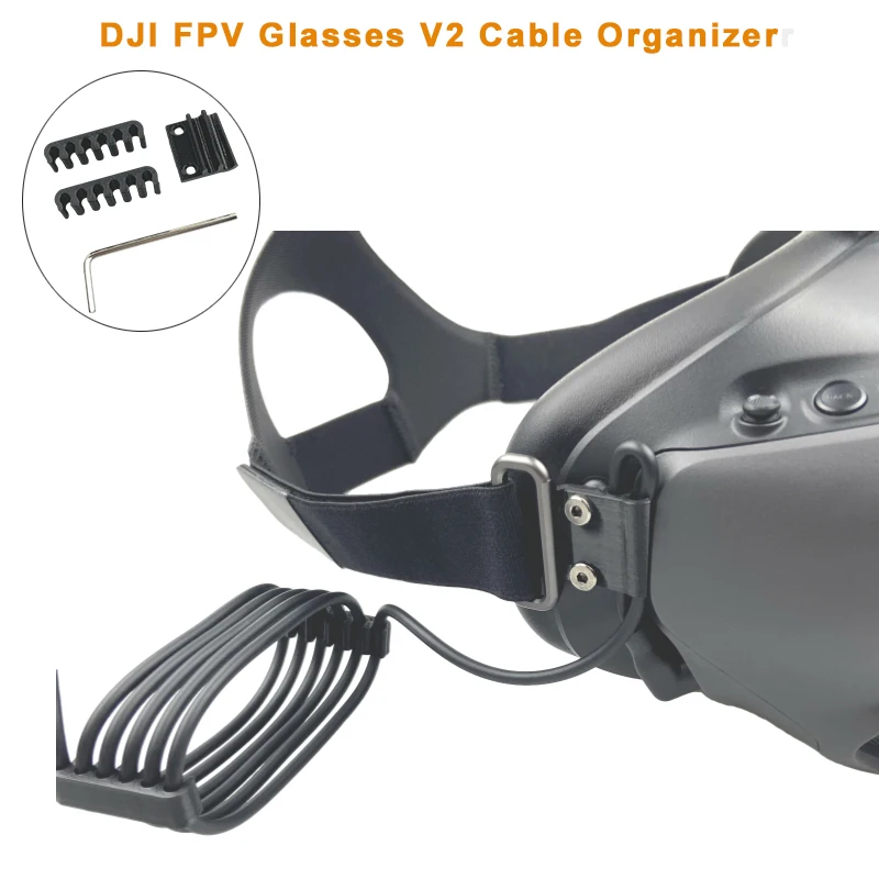 For DJI FPV Glasses Charging Cable Organizer For DJI FPV Flight Glasses V2 Charging Cable Organizer DJI FPV Glasses Accessories