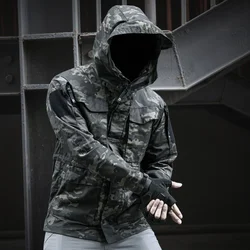 Outdoor Windproof Archon Spy Shadow Tactical Jacket Men's Windbreaker Mid-length M65 Army Fan Field Men's Overcoat