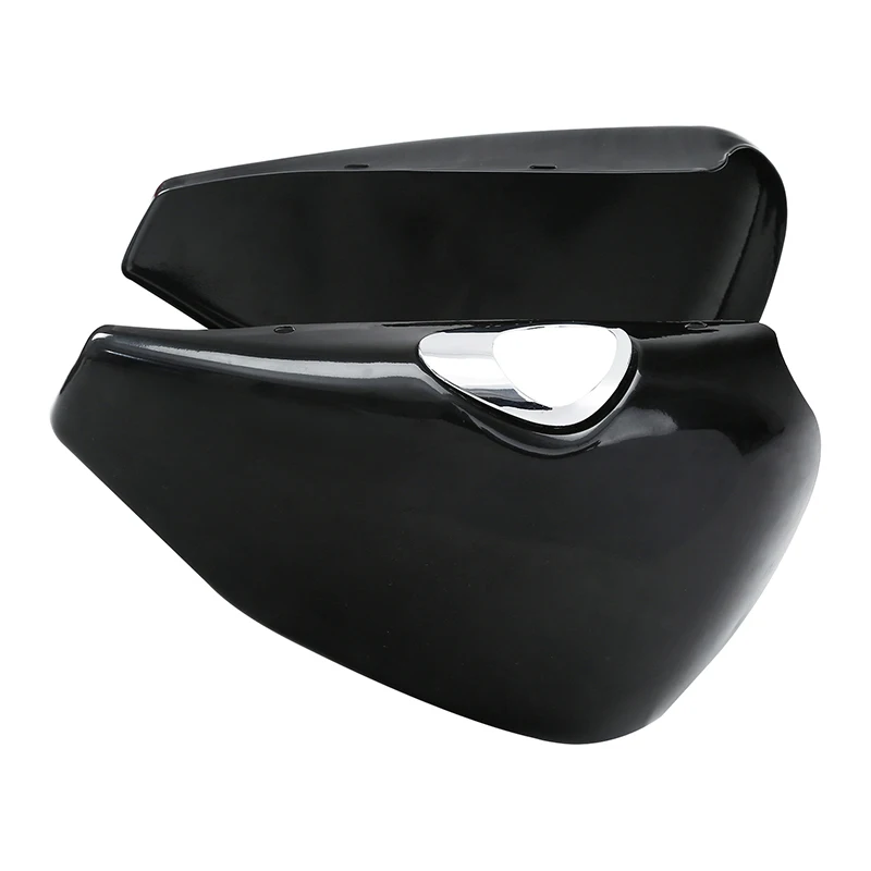 

Motorcycle Left Right Black Battery Cover Set For Harley Sportster XL883 XL1200 XL 883 1200 2014-2021 2019 2018 2017 2016 2015
