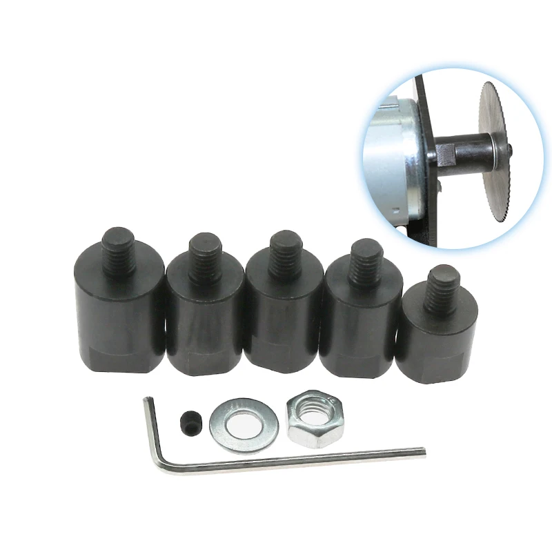 M6-2.3mm/3.17mm/4mm/5mm/6mm/8mm M5-5mm Tuleja sprzęgła wału silnika Łopatka piły Sprzęgło Złącze Adapter uchwytu