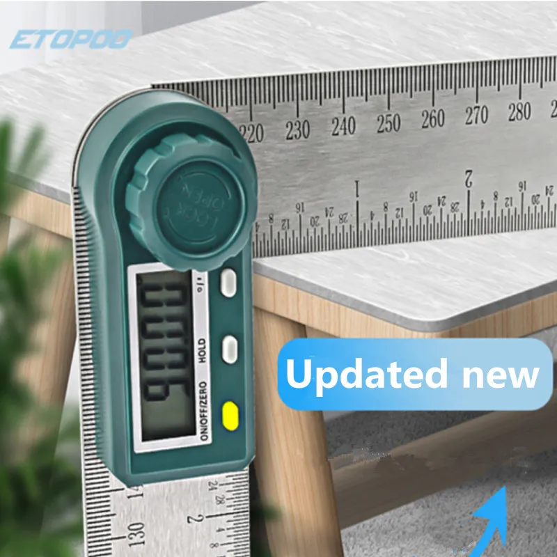 200mm /300 mm Digital Meter Angle Inclinometer Angle Digital Ruler Electron Goniometer Protractor Angle finder