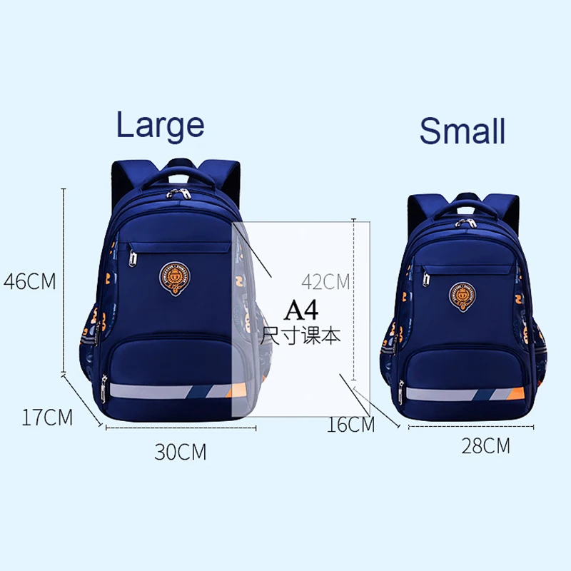 Jungen Schule Rucksäcke Für Kinder Mochilas Hohe Dichte Nylon Wasserdicht Bookbags 6-12 Jahre Kinder Schule Taschen Lässige Satchel