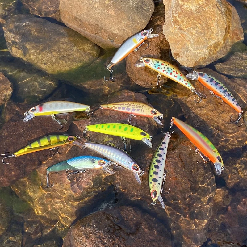 NEW LTHTUG Japanese Design Pesca Wobbling Fishing Lure 63mm 7.5g Sinking  Minnow Isca Artificial Baits For Bass Perch Pike Trout - AliExpress 18