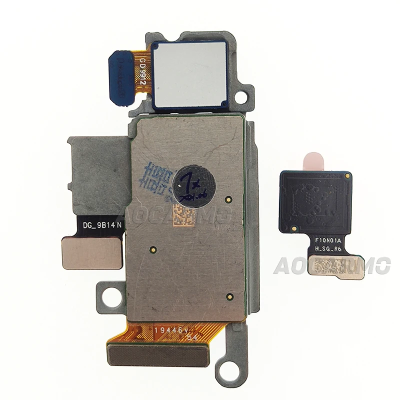 Aocarmo For Samsung Galaxy S20+ 5G Plus S20Plus Front Face Rear Back Ultra Wide Angle Zoom Camera Module Flex Cable 12MP