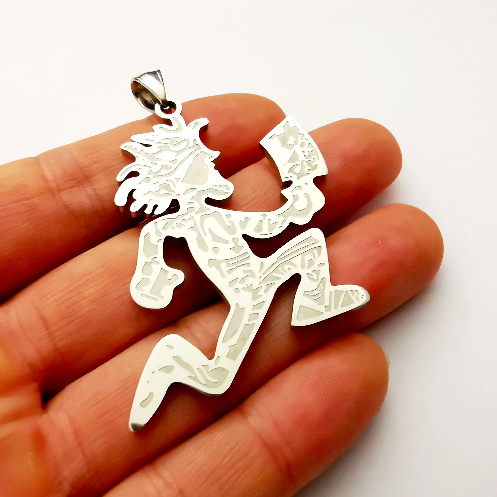 Classic Hatchetman Hatchet Men Juggalo Pendant Charms Stainless Steel Hip-HOP ICP Necklace ball chain 30''