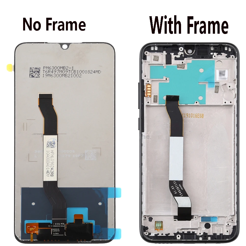 For Xiaomi Redmi Note 8 M1908C3JH M1908C3JG M1908C3JI LCD Touch Screen Digitizer Assembly