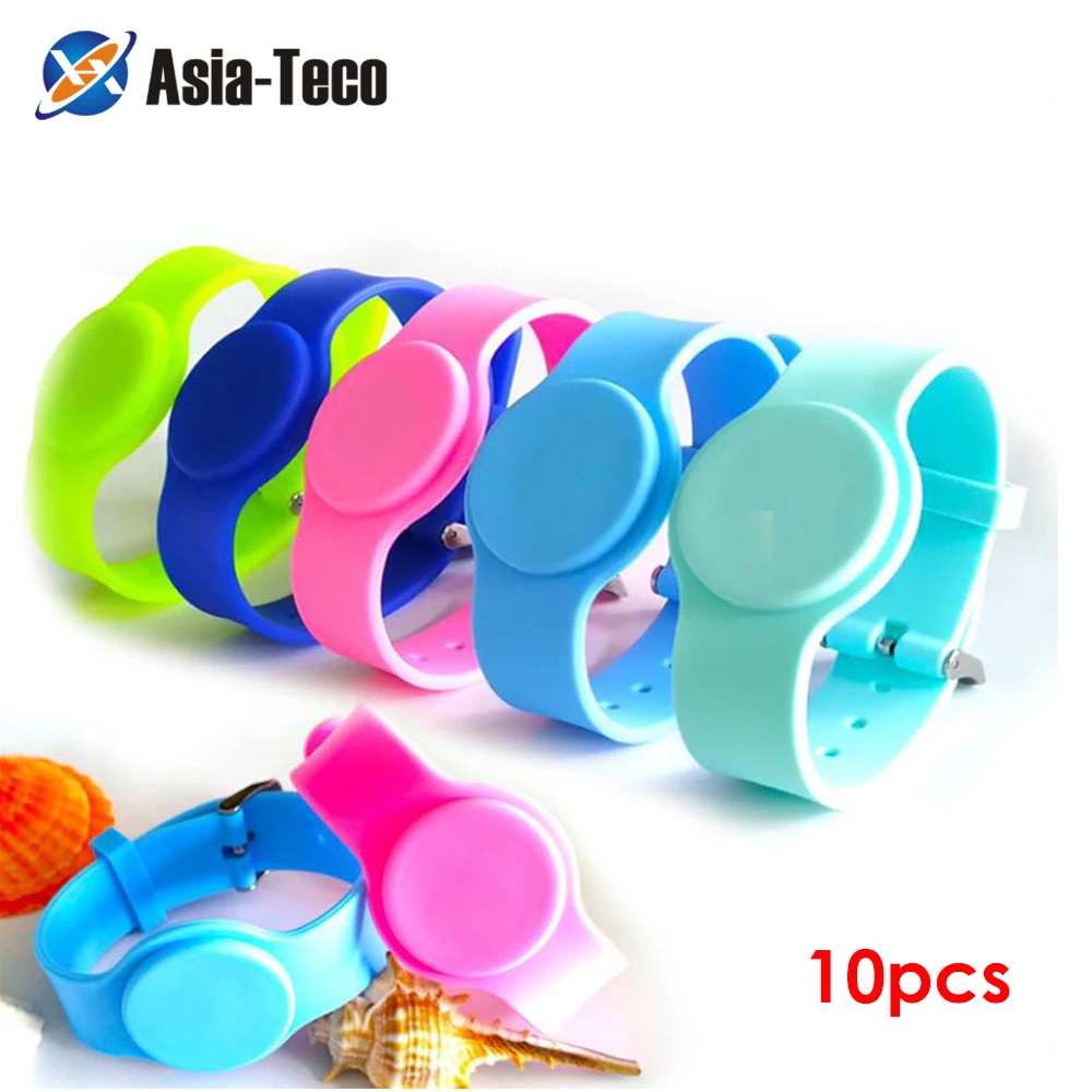 10pcs 125Khz RFID TK4100 Waterproof Proximity  Smart Adjustable Wristband Bracelet ID Card