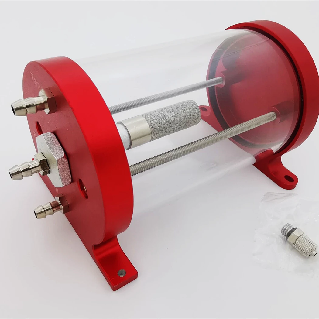 UAT 330ml 400ml big size CNC Ultimate Air Trap Tank with fuel filter fit for 20 to 50KG turbine engine for jet
