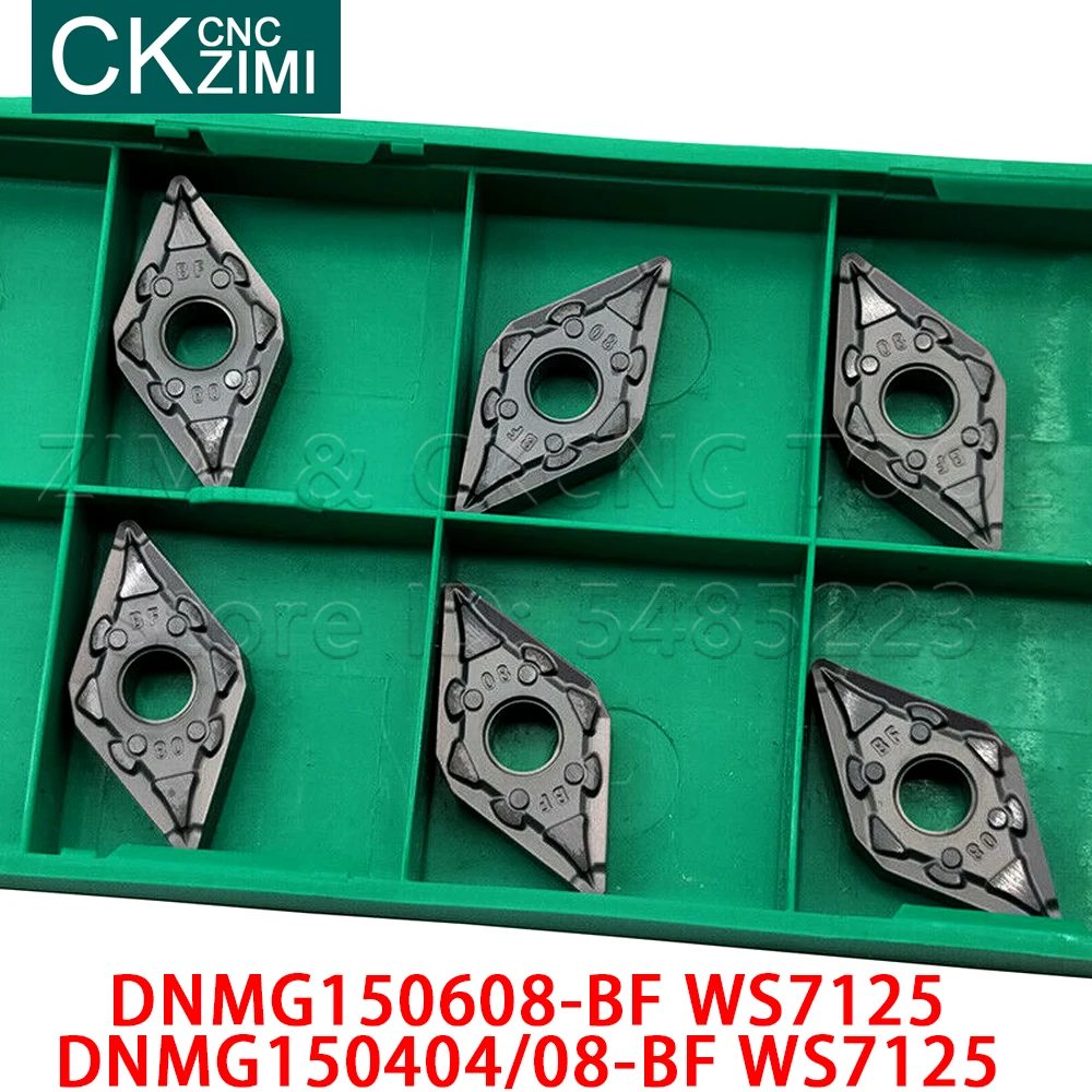 

DNMG150404-BF DNMG150408-BF DNMG150608-BF WS7125 Carbide Insert CNC Lathe Blade Cutting Tool Holder high quality stainless steel