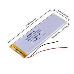 3.7V 4000mAh 5044147 polimer Li-Po akumulator litowy do tabletu moc PC Bank GPS PAD DVD Laptop Notebook