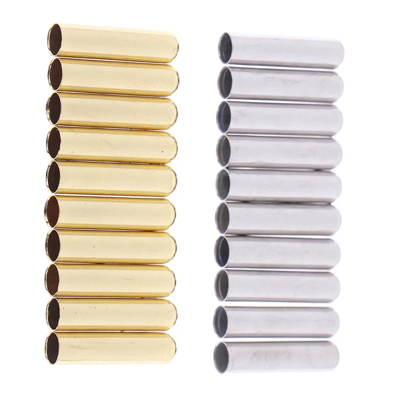 10pcs/lot 4.5x18mm Seamless Metal Shoelaces Tips Ends Replacement Repair Aglets DIY Sneaker Kits Silver Gold Colors