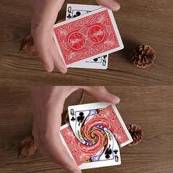 Vortex de Dan Harlan Magic Tricks, Close-Up Street, Gimmick, Mentalism Playing Card, Connected Poker Change