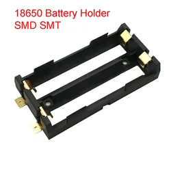 18650 Battery Holder 18650 SMT SMD Battery Box For 1/2 Slot 18650 Batteries With Bronze Pins 18650 Hollow DIY