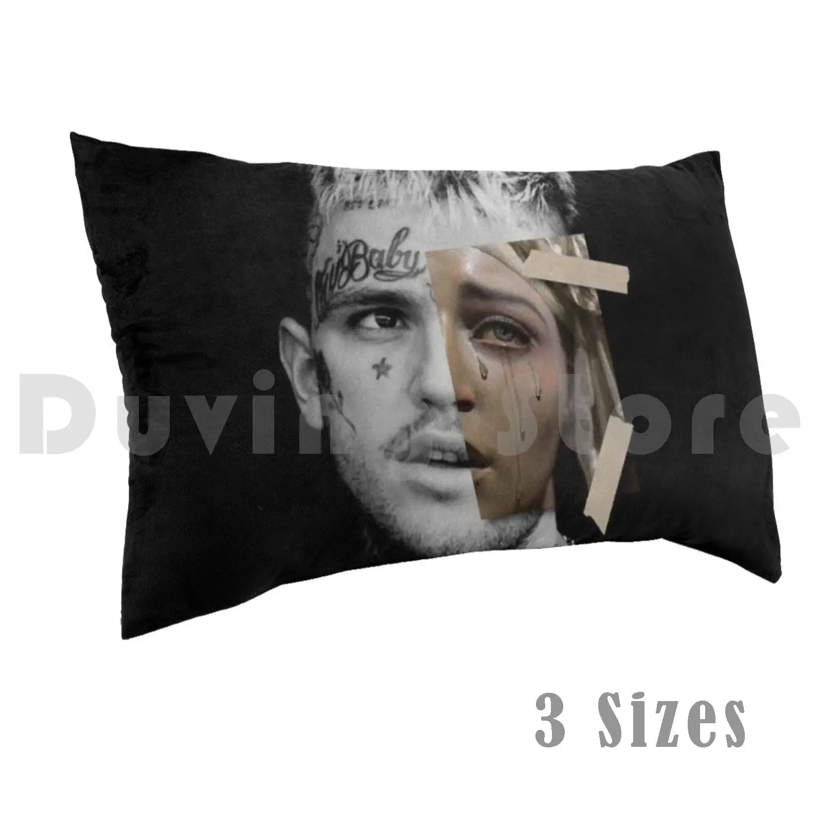 Cry BabyPillow case Lil Peep Lil Peep Peep Rap Gbc Black And White Crybaby Emo Lil Lil Peep