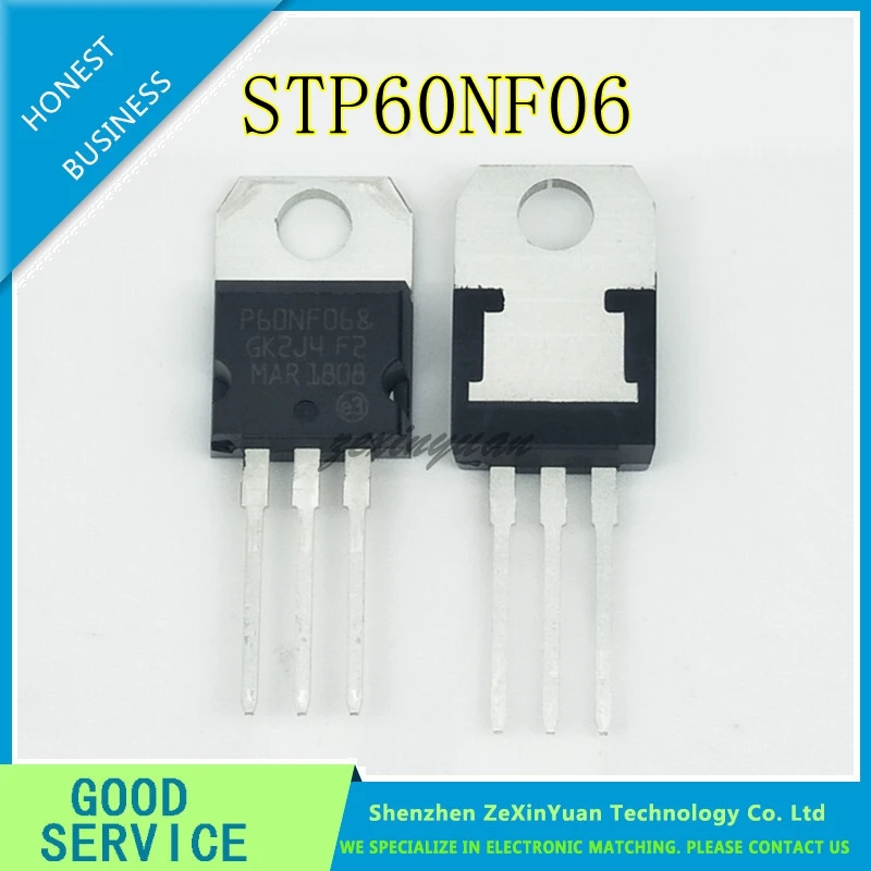 

30PCS/LOT STP60NF06 TO220 P60NF06 TO-220 STP60NF06L 60NF06 new and original IC