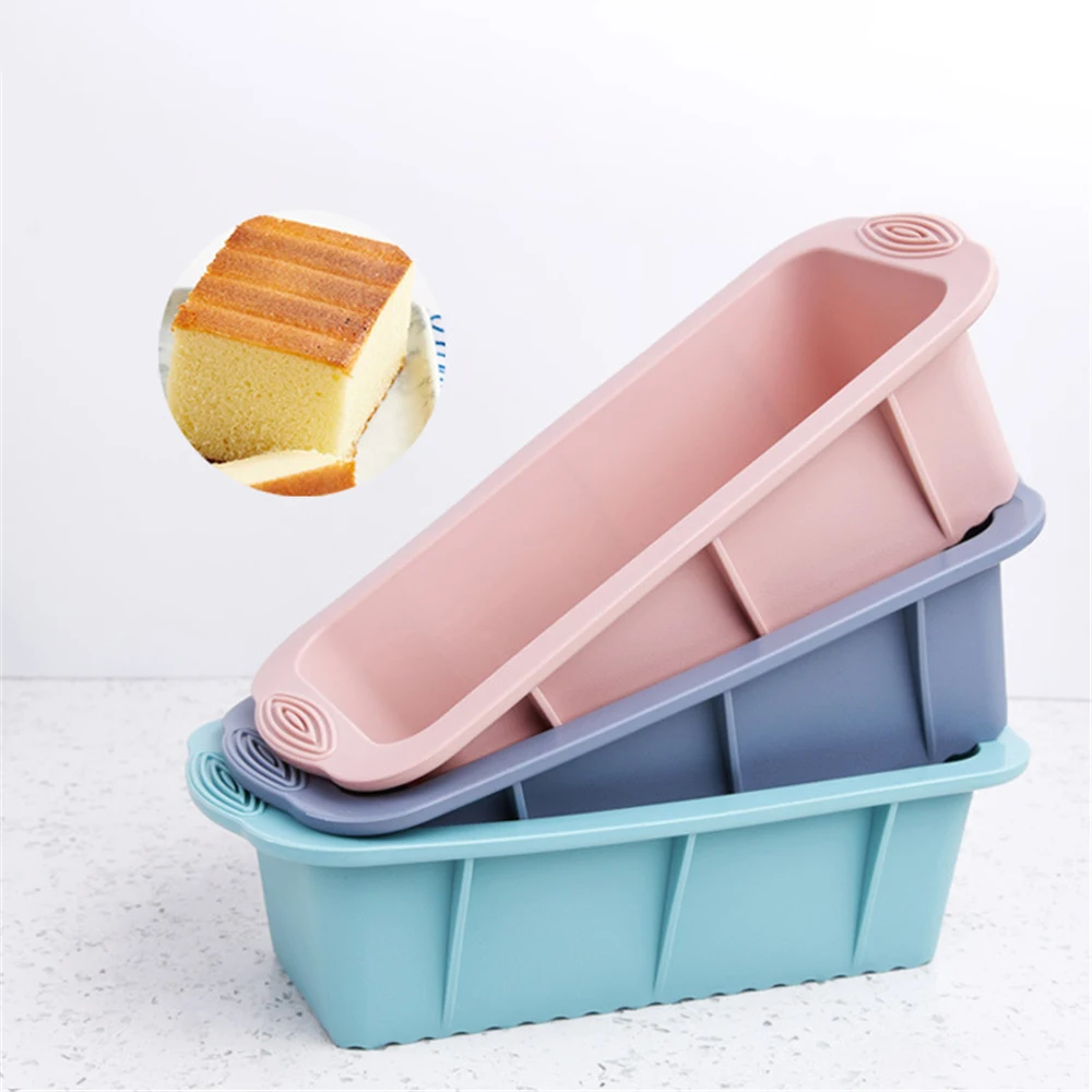 Anti-slip Loaf Pan Silicone Mold for Baking Toast Pan Bread Mould Cake Tools Pastry Form Kitchen Pastry and Bakery Accessories