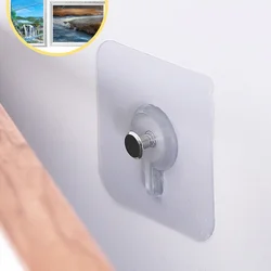 1Pcs Self Adhesive Wall Hook Decorative Painting Photo Frame Hanging Hook Bathroom Wall Strong Sticking Seamless Nail Hanger