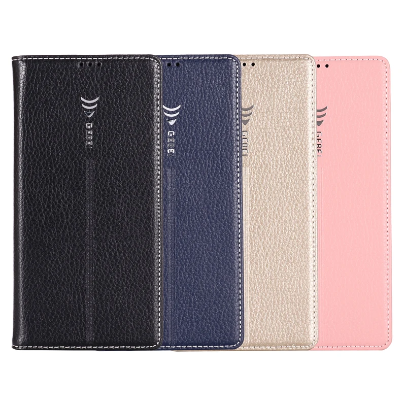 Cao Cấp Chính Hãng Bao Da Ví Da Dành Cho Samsung Galaxy Samsung Galaxy S10 S9 S8 Plus S7 EDGE Note 5 8 9 10 10 + Bao Da Flip Cover Ốp Điện Thoại Coque