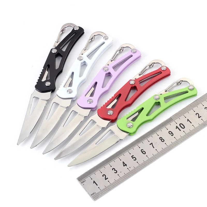 Portable Stainless Steel Shape Knife Camping Outdoor Survival Supplies Tools Foldable Pocket Knife Mini Knife