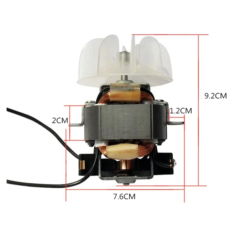 Hair Dryer Parts for Hair Salon Professional High Power Hair Dryer Motor #21 Motor with Fan Leaf 220V 2300W-2400W