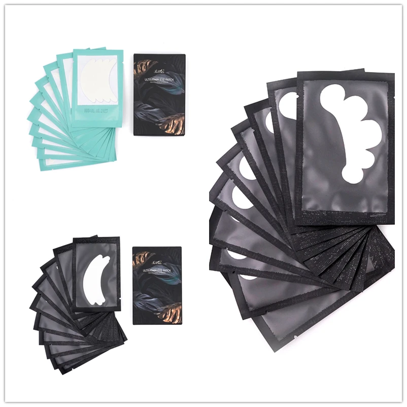 Funmix Mới 10 Viên/Hộp Mỏng Mắt Miếng Lót Cho Cây Nối Mi Lông Mi Miếng Dán Đầu Ghép Mắt Miếng Dán Bọc Đựng Mỹ Phẩm dụng Cụ