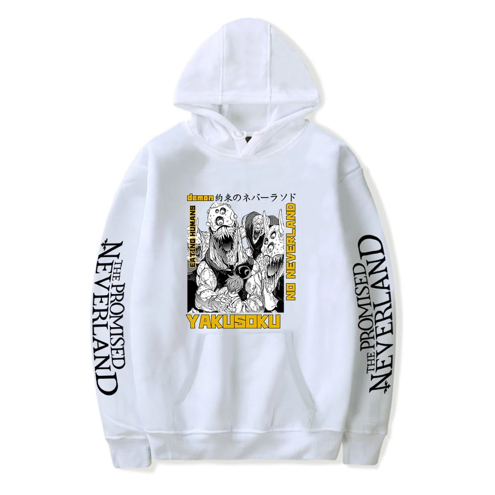 

The Promised Neverland Fashion Prints Hoodies Women/Mens Long Sleeve Hoodie Sweatshirts Casual Streetwear Clothes pullover