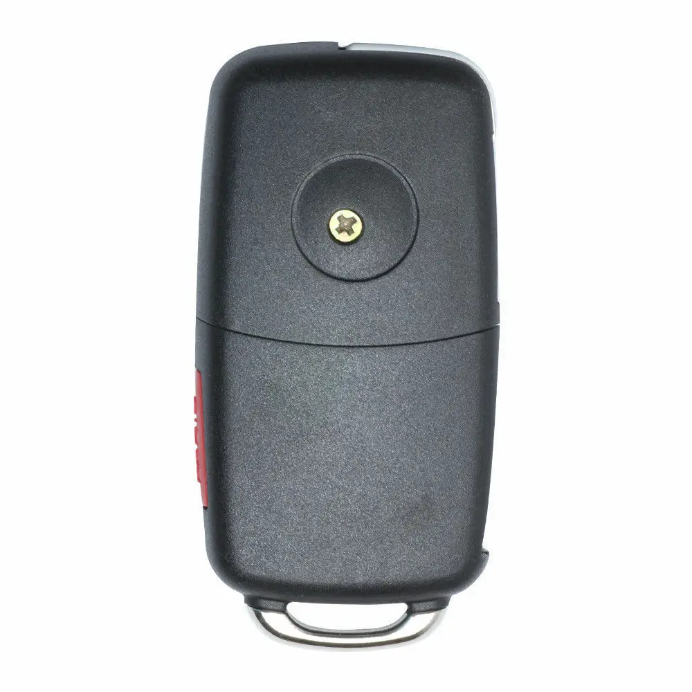 KEYECU Replacement Keyless Go Flip Remote Key Fob 433MHz ID46 for Volkswagen Touareg Phaeton 2005-2009 5WK45031/3D0 959 753AG